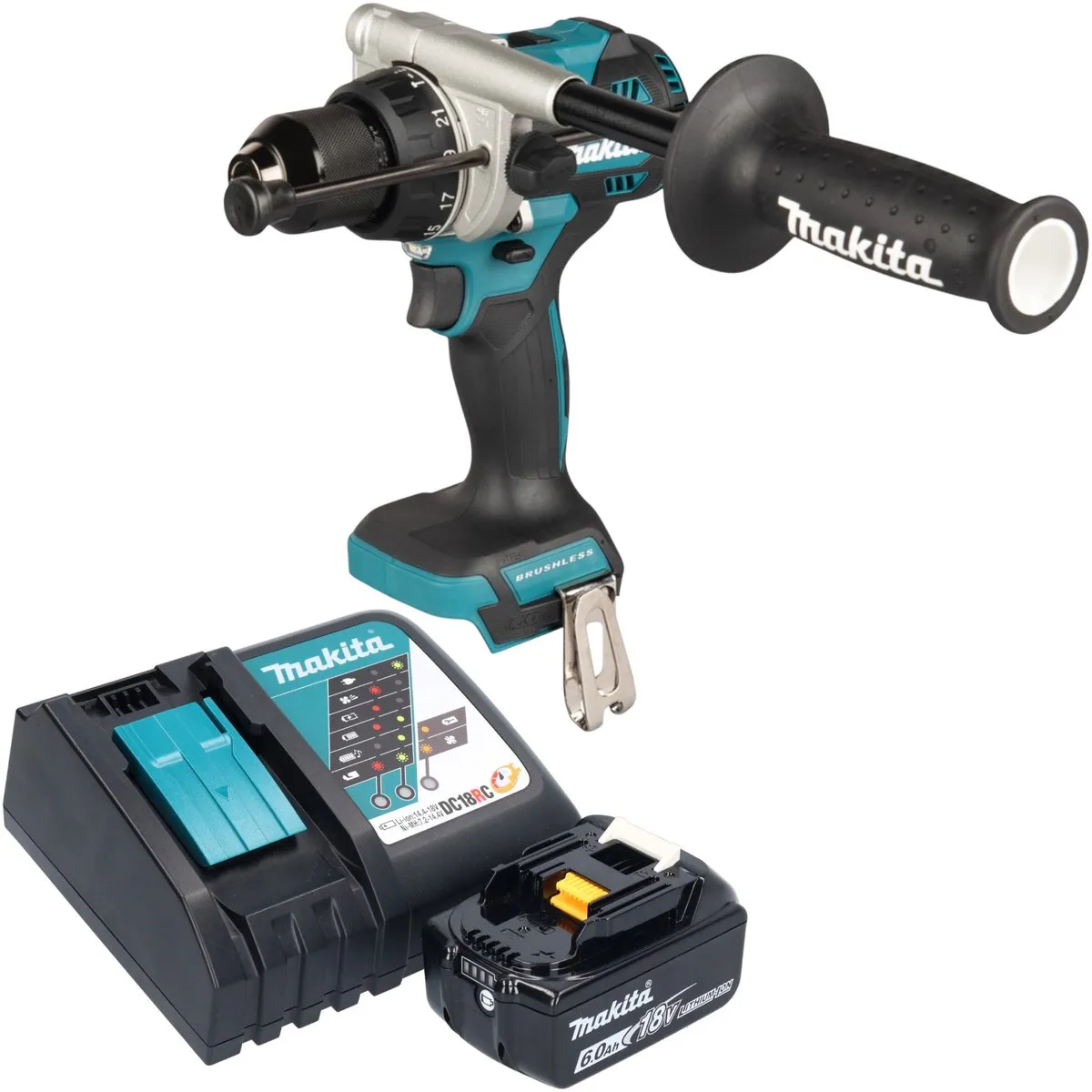 Makita DHP-492RG1 Accu-klopboormachine 18V 141Nm