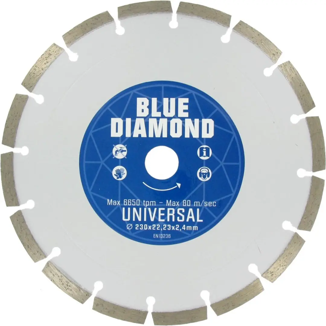 Carat Blue Diamond Diamantdroogzaag 125x22mm - 1 Stuk