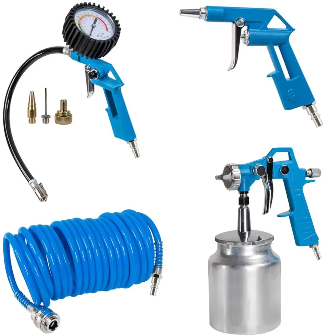 Airpress Orion 7 Accessoiresset - Verfspuit, Bandenvul & 3 Nippels