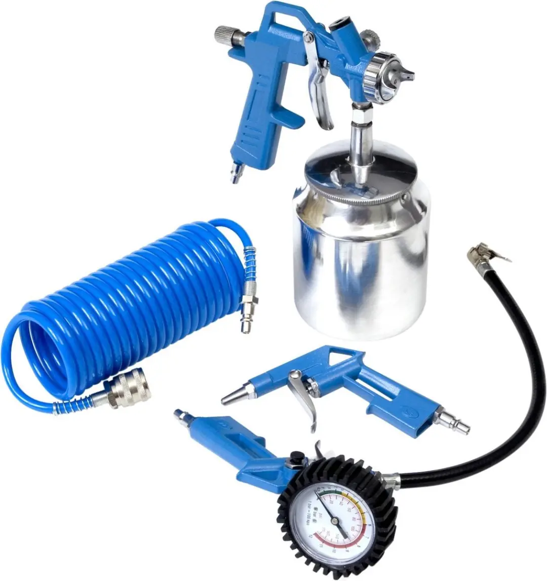 Airpress Orion 7 Accessoiresset - Verfspuit, Bandenvul & 3 Nippels