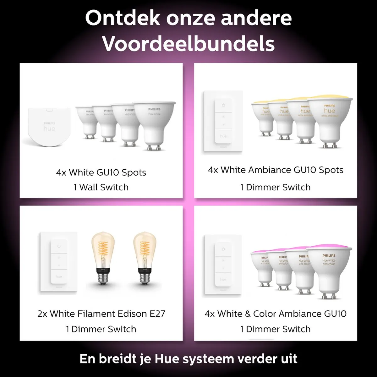 Philips Hue Voordeelbundel Slimme Stekker & Dimmer Switch - Wit - afbeelding 6 van 6