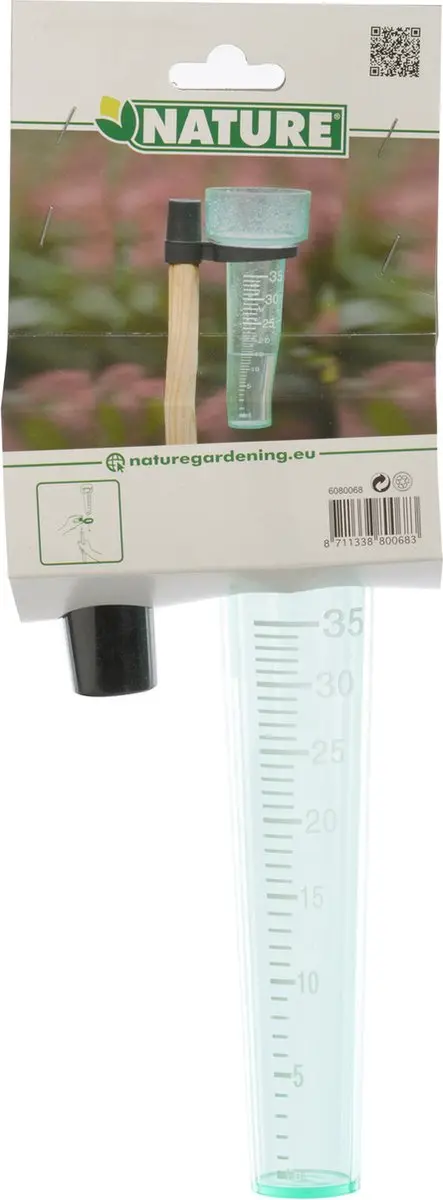Nature Regenmeter Ø8.5x24.5cm Transparant