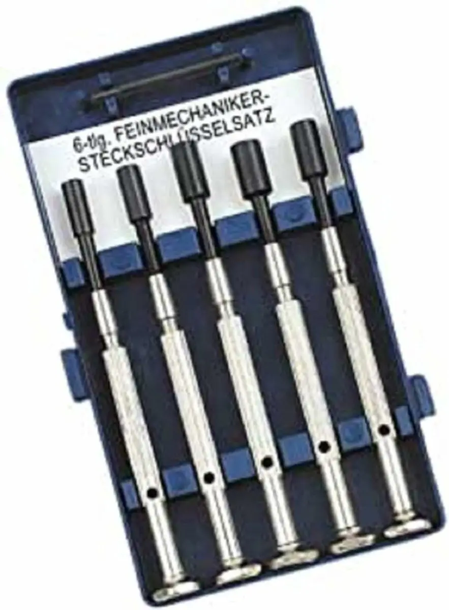 Brüder Mannesmann Precisie Dopsleutelset 5-delig - 3-5mm