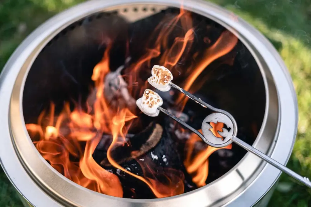 Solo Stove Vuurkorfspiezen 4-delig - RVS - 91,44 cm - afbeelding 6 van 6