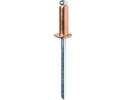 Rapid Klinknagels 5001467 - Ø4,8x12mm Koper/Aluminium - 50 Stuks