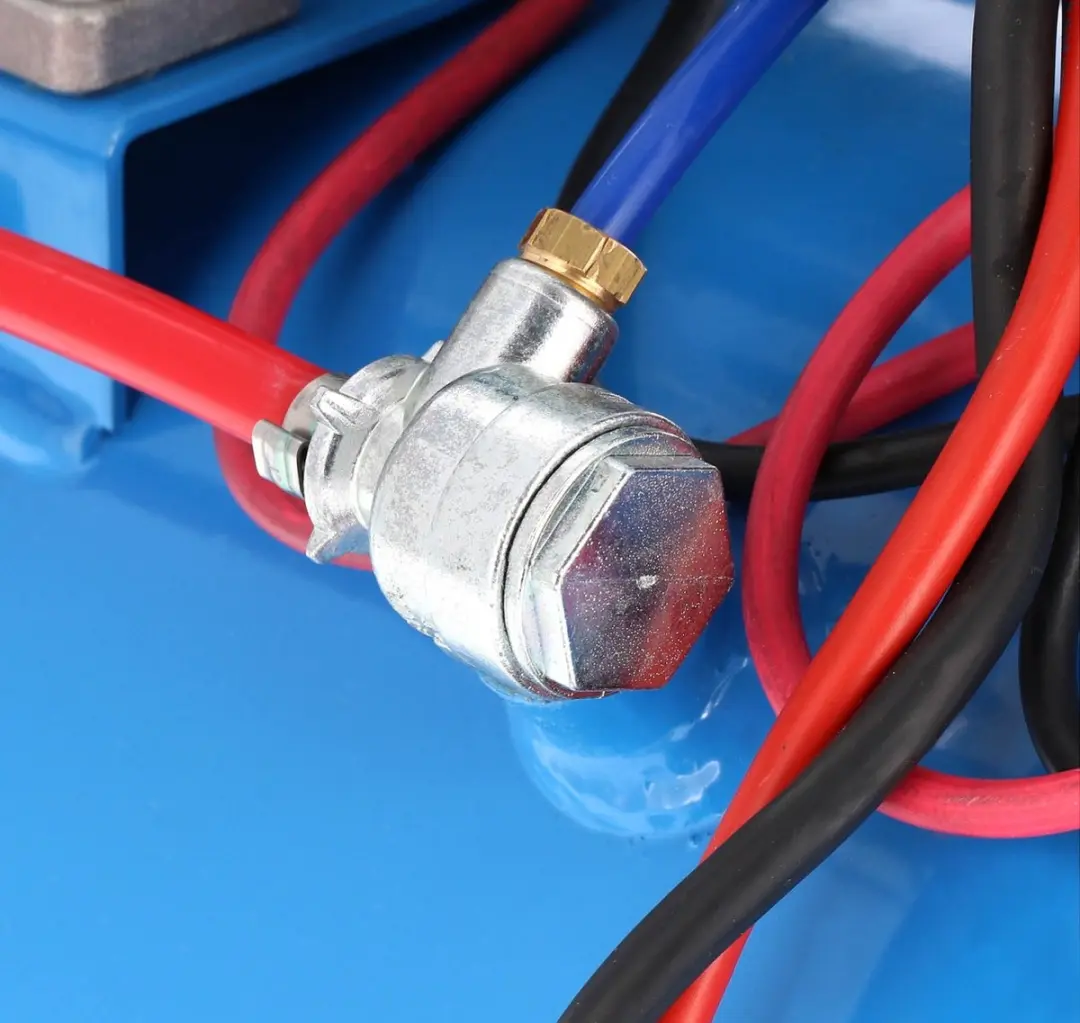Airpress 24V DC 24-225/15 Olievrije Compressor 15L - 10 bar - 180 l/min - Blauw