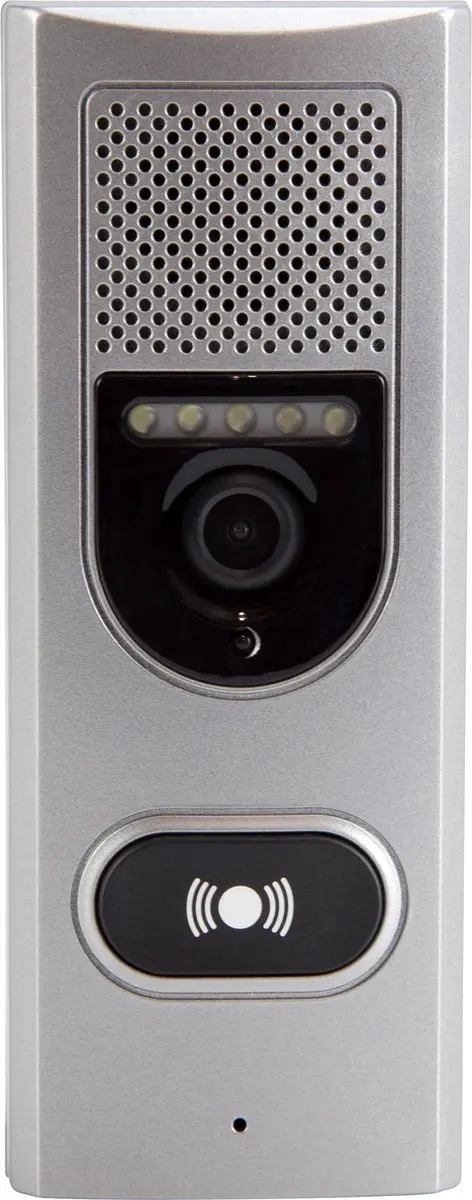 Alecto ADI-250 Draadloze Deurbel met Camera - Wit-Zilver