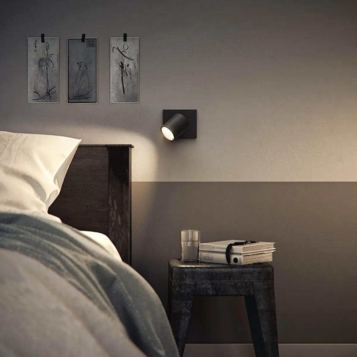 Philips Hue Runner Opbouwspot Zwart - GU10 RGBW