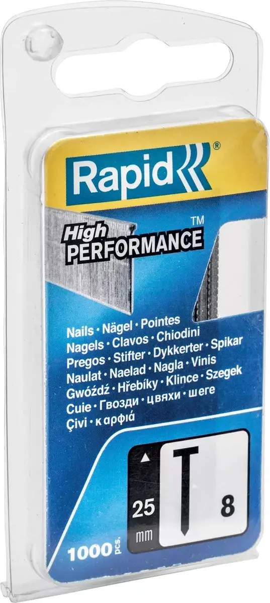 Rapid Nagels No 8 25mm - 1000 Stuks