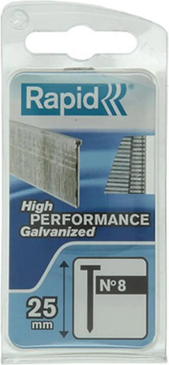 Rapid Nagels No 8 25mm - 1000 Stuks