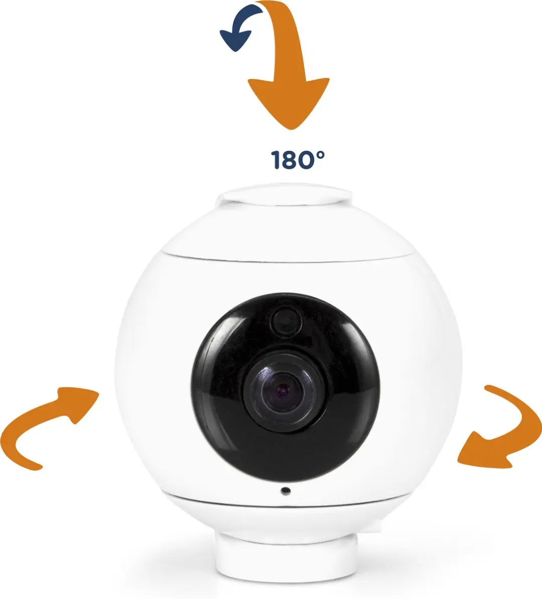 Alecto DVC-180 Wifi Binnencamera 180° - Wit