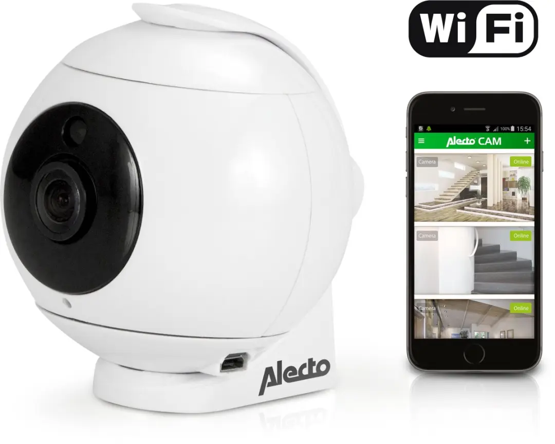 Alecto DVC-180 Wifi Binnencamera 180°