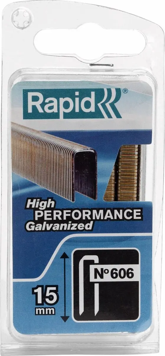 Rapid Nieten No 606 - 15mm - 1200 Stuks