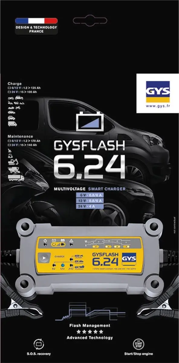 Gys GYSflash 6.24 5192029460 - Acculader