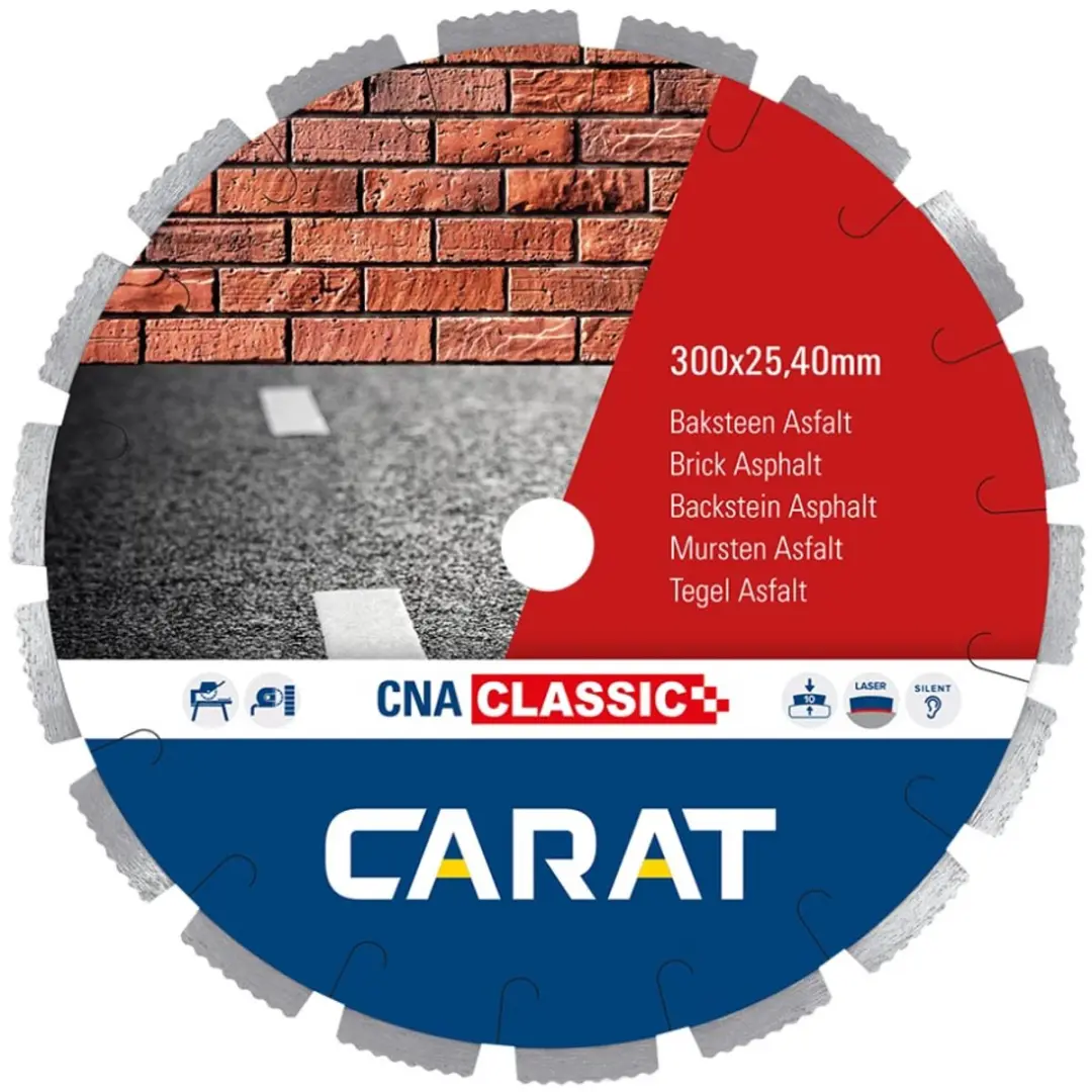 Carat CNA Classic Diamantzaag Ø300mm - Baksteen/Natuursteen