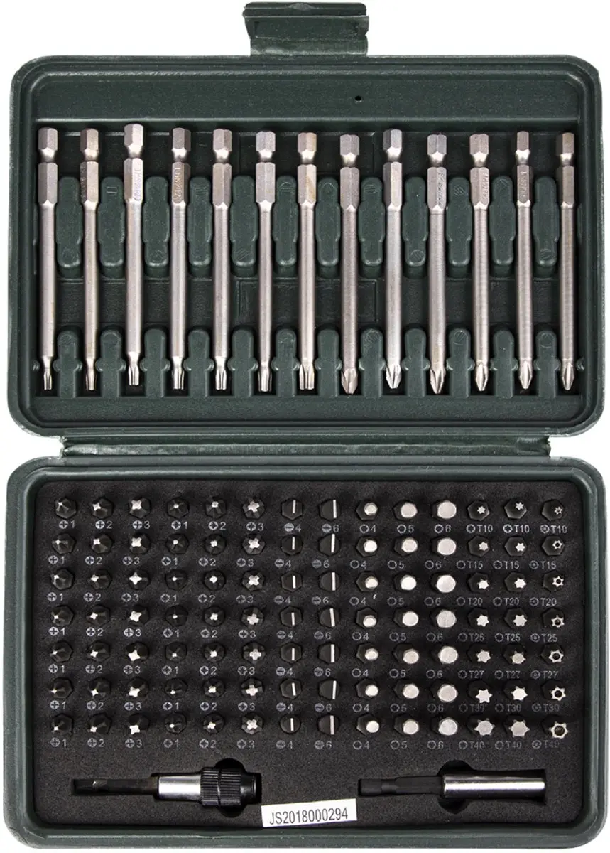 Brüder Mannesmann 29830 Schroevendraaierset 113-delig - Zwart/Groen