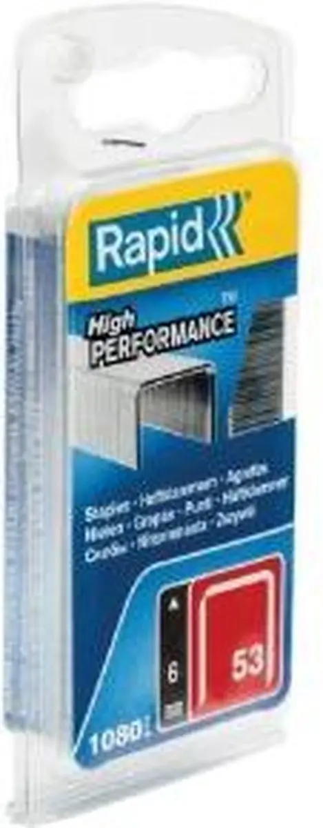 Rapid Nieten 53/6mm Galvaniseerd - 1.080 Stuks