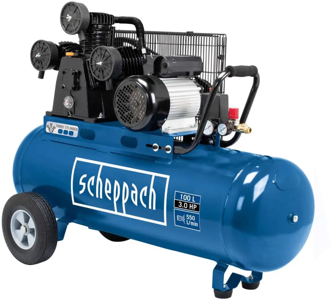 Scheppach Compressor HC550TC 100L 3 Cilinders