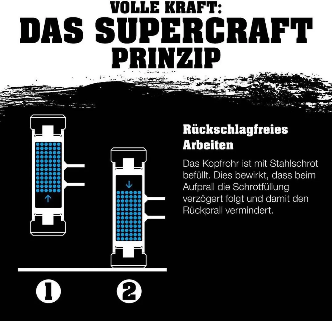 Halder Supercraft 3366.040 Kunststof Hamer 715g