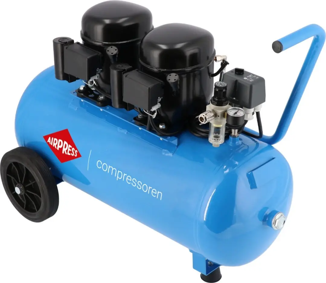Airpress Stille Compressor 36519 8 bar - 50L - afbeelding 6 van 6