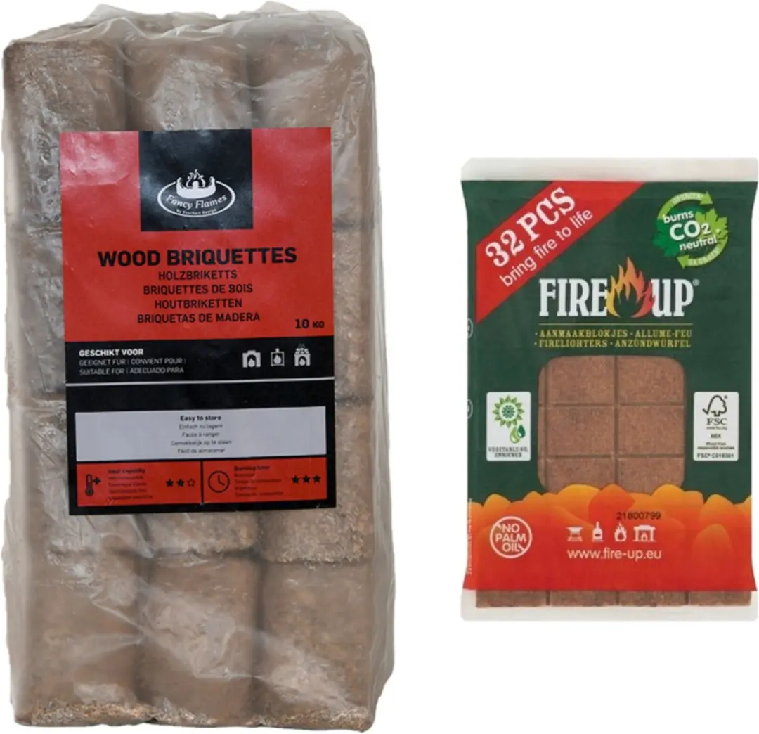 Esschert Design Houtbriketten 10kg