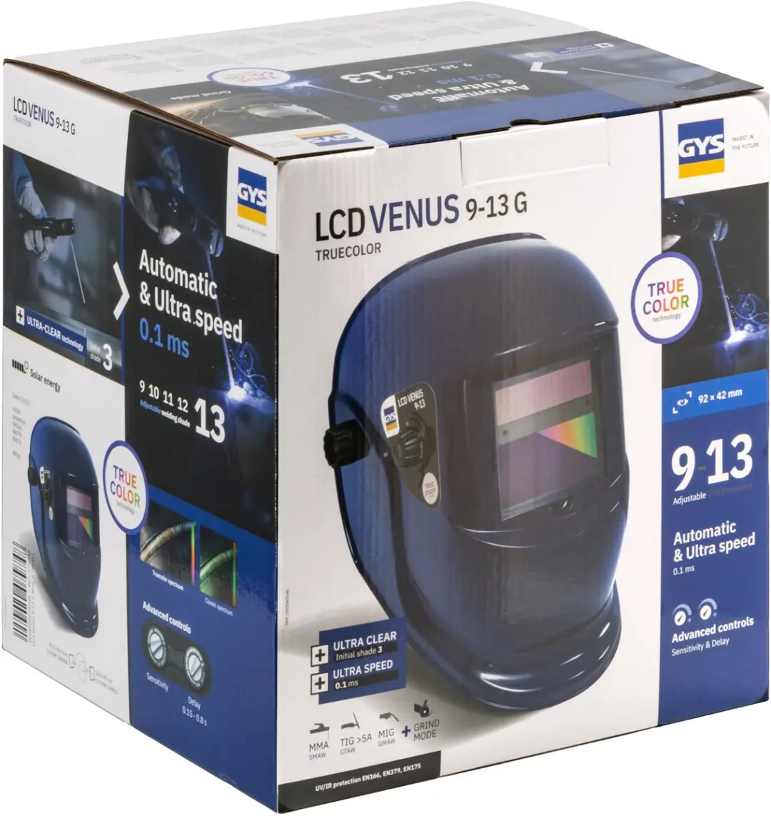 Gys Lashelm Venus 9-13G LCD - Blauw