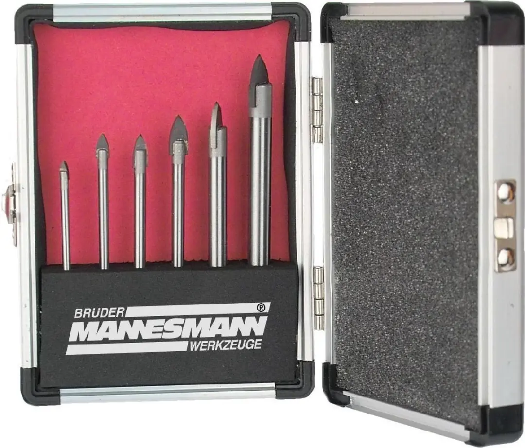 Brüder Mannesmann M54806 Glasborenset 6-delig