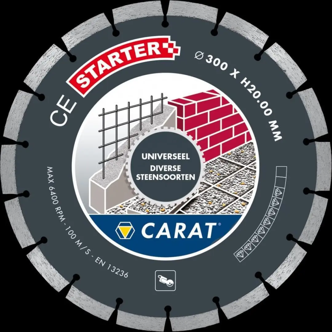 Carat CEE3502015 Diamantdoorslijpschijf 350x20mm