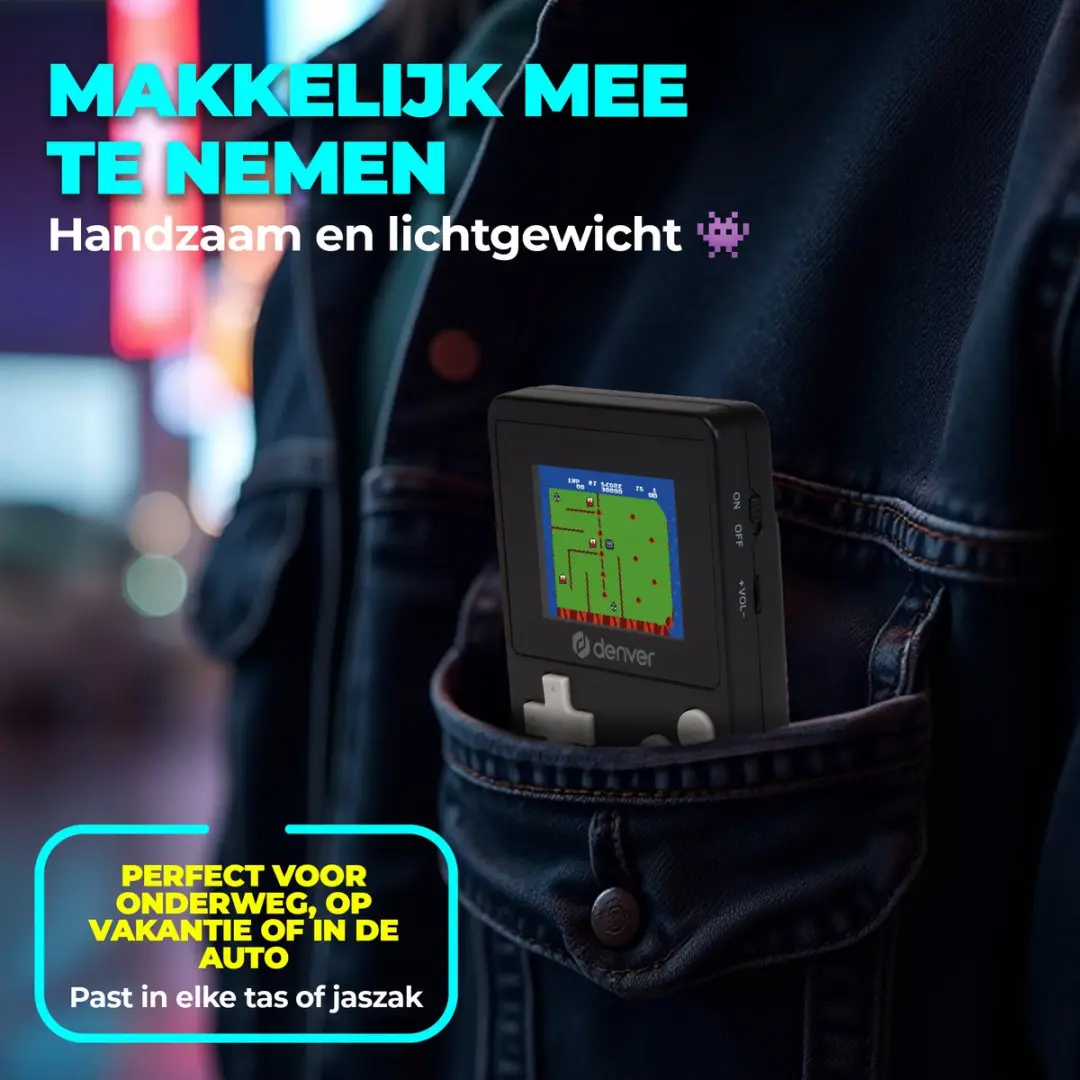 Denver Retro Game Console GMP290 - 200 Spellen - Zwart