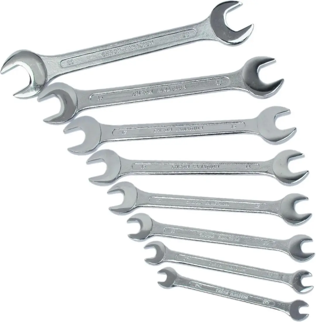 Brüder Mannesmann DS01108 Steeksleutelset 8-delig - 6-22mm Metrisch