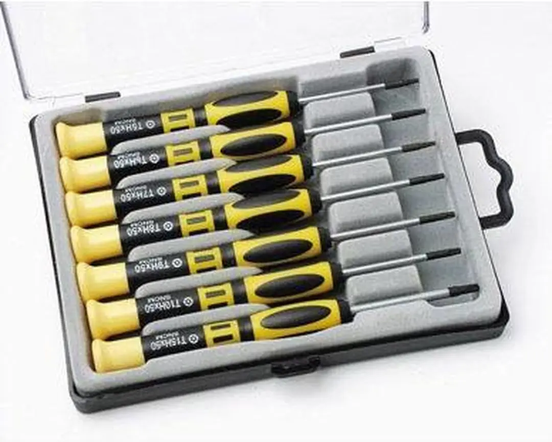 Brüder Mannesmann M11730 Schroevendraaierset Torx - 7-delig Zwart/Geel