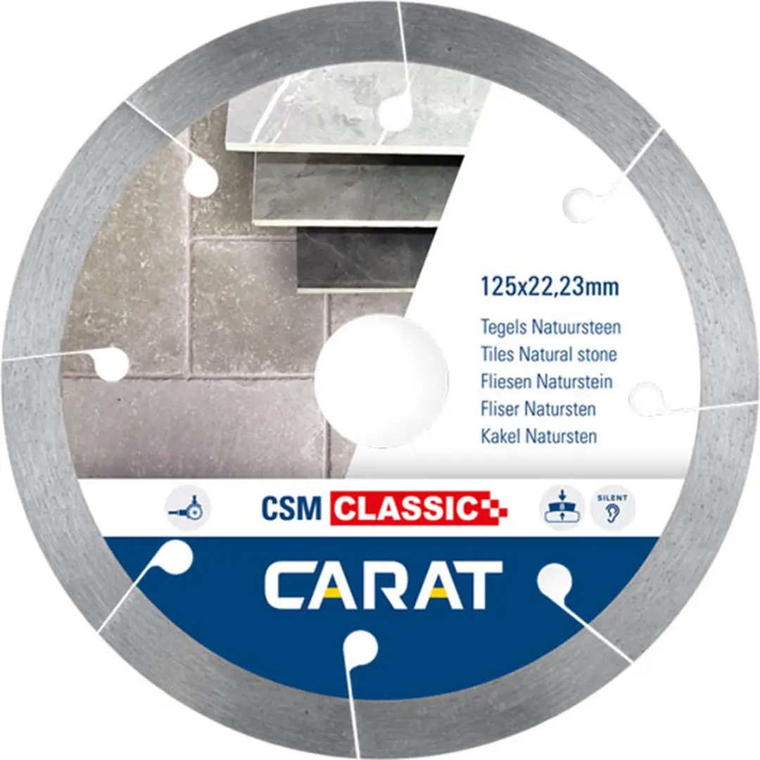 Carat CSM Classic Diamantschijf Natuursteen 125x22,23mm CSMC125300