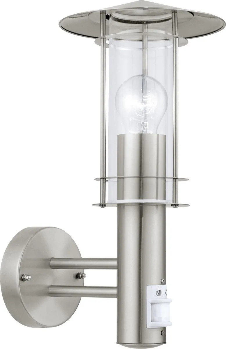 Eglo Lisio Wandlamp Buiten - RVS - Met bewegingssensor