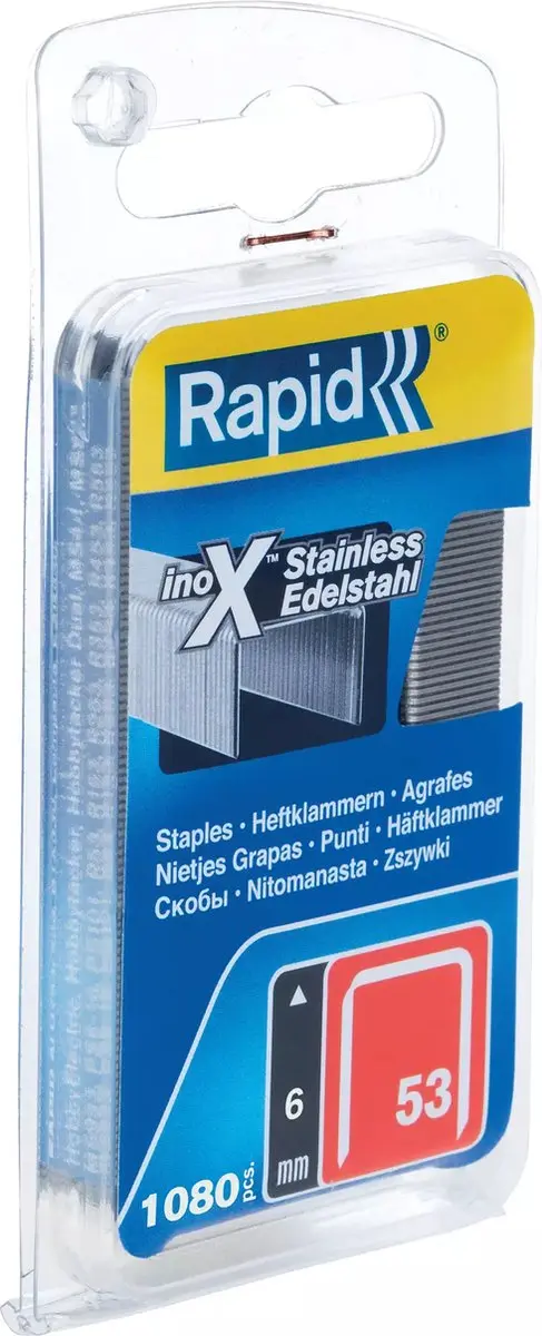 Rapid Nieten Nr.53 6mm RVS