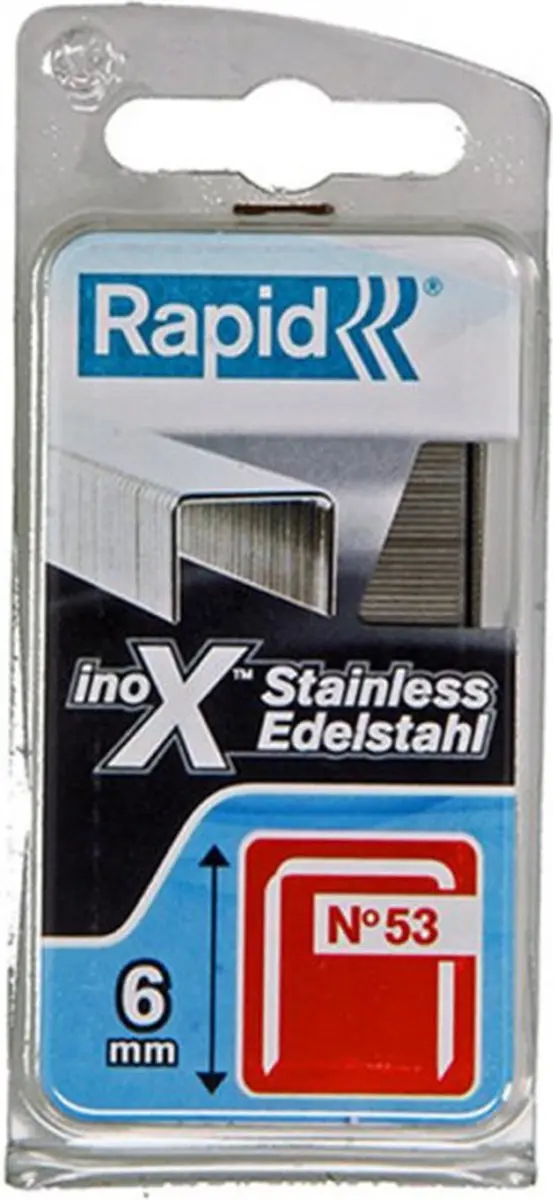 Rapid Nieten Nr.53 6mm RVS - 1.080 Stuks