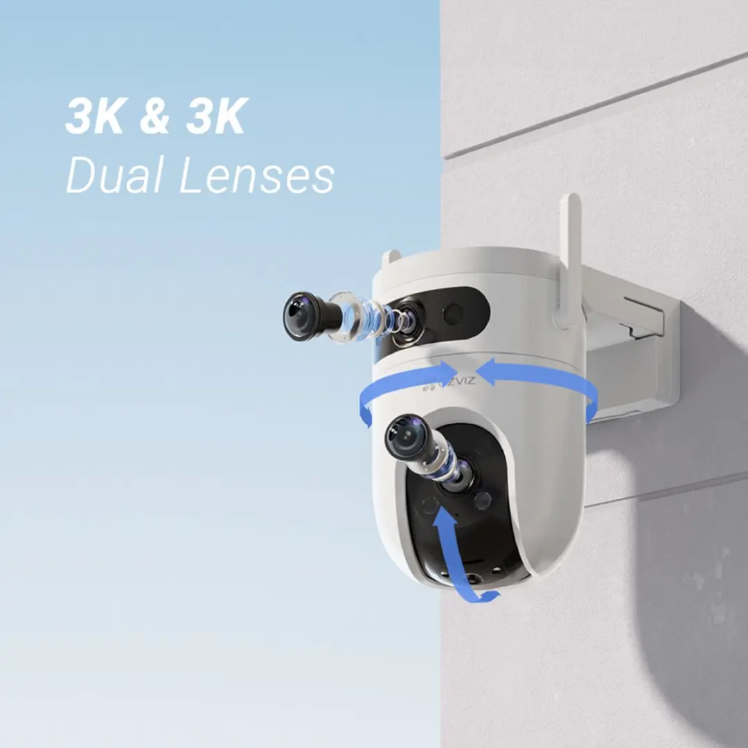 EZVIZ H9c Dual 3K Beveiligingscamera Buiten - 360° Pan & Tilt