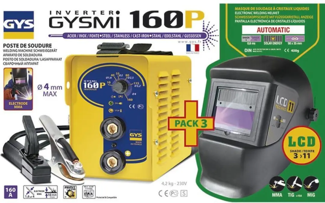 Gys GYSMI 160A Elektrode Lasapparaat 6000W - afbeelding 6 van 6