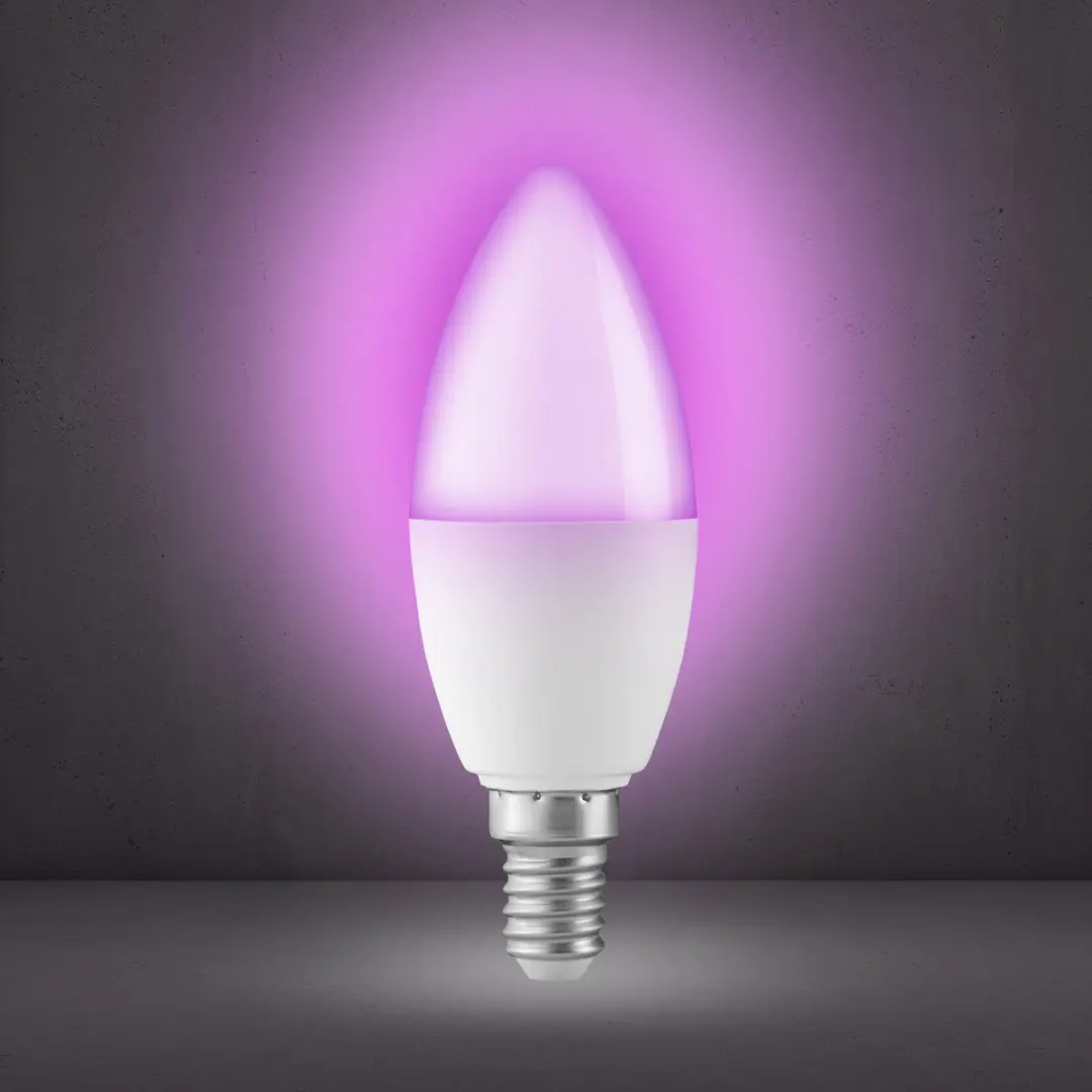 Alecto SMARTLIGHT30 Smart WiFi LED Kleurenlamp - RGB 5W - afbeelding 6 van 6
