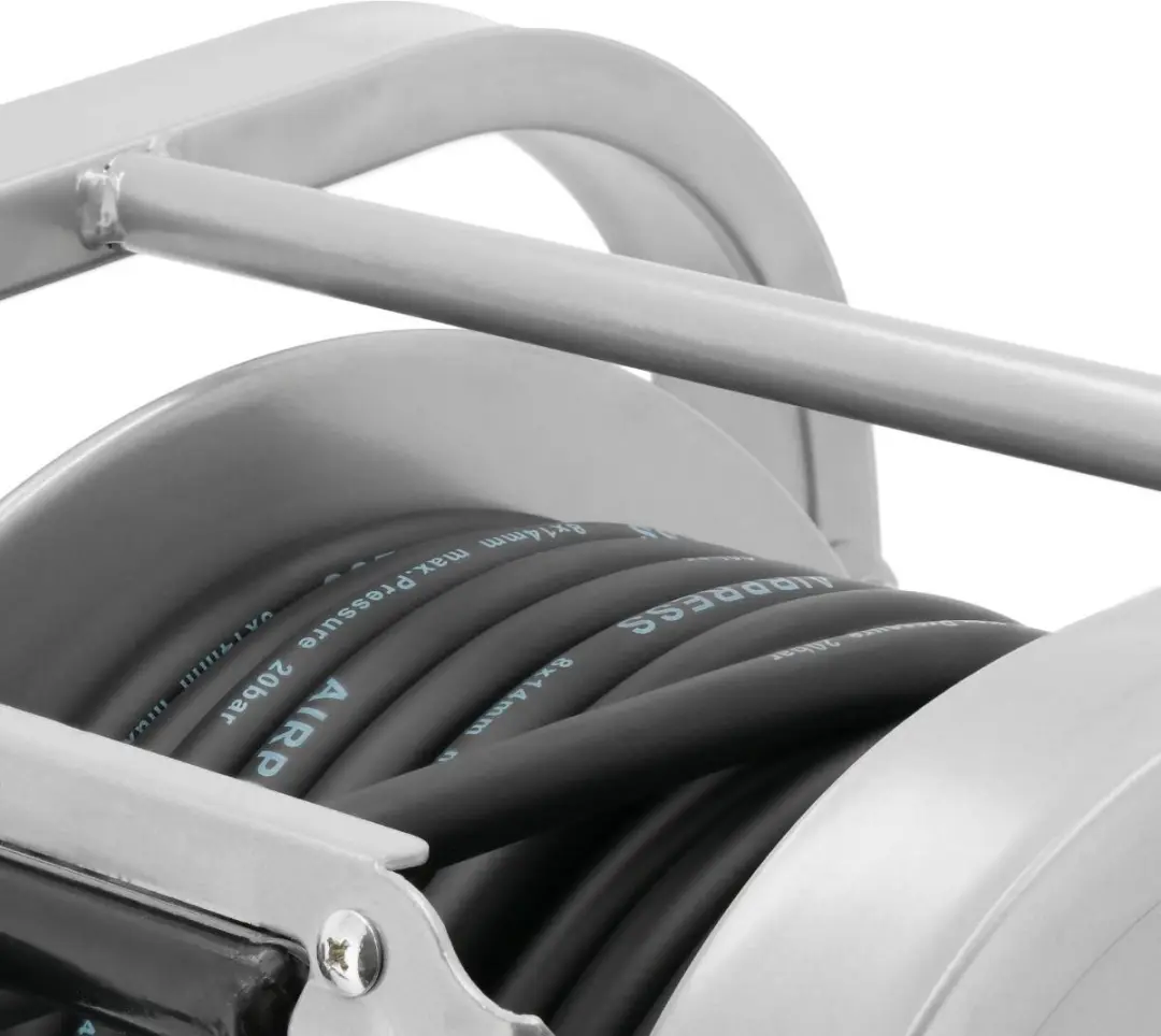 Airpress Luchtslanghaspel Rubber 30m - 20 bar - 3/8" Buitendraad