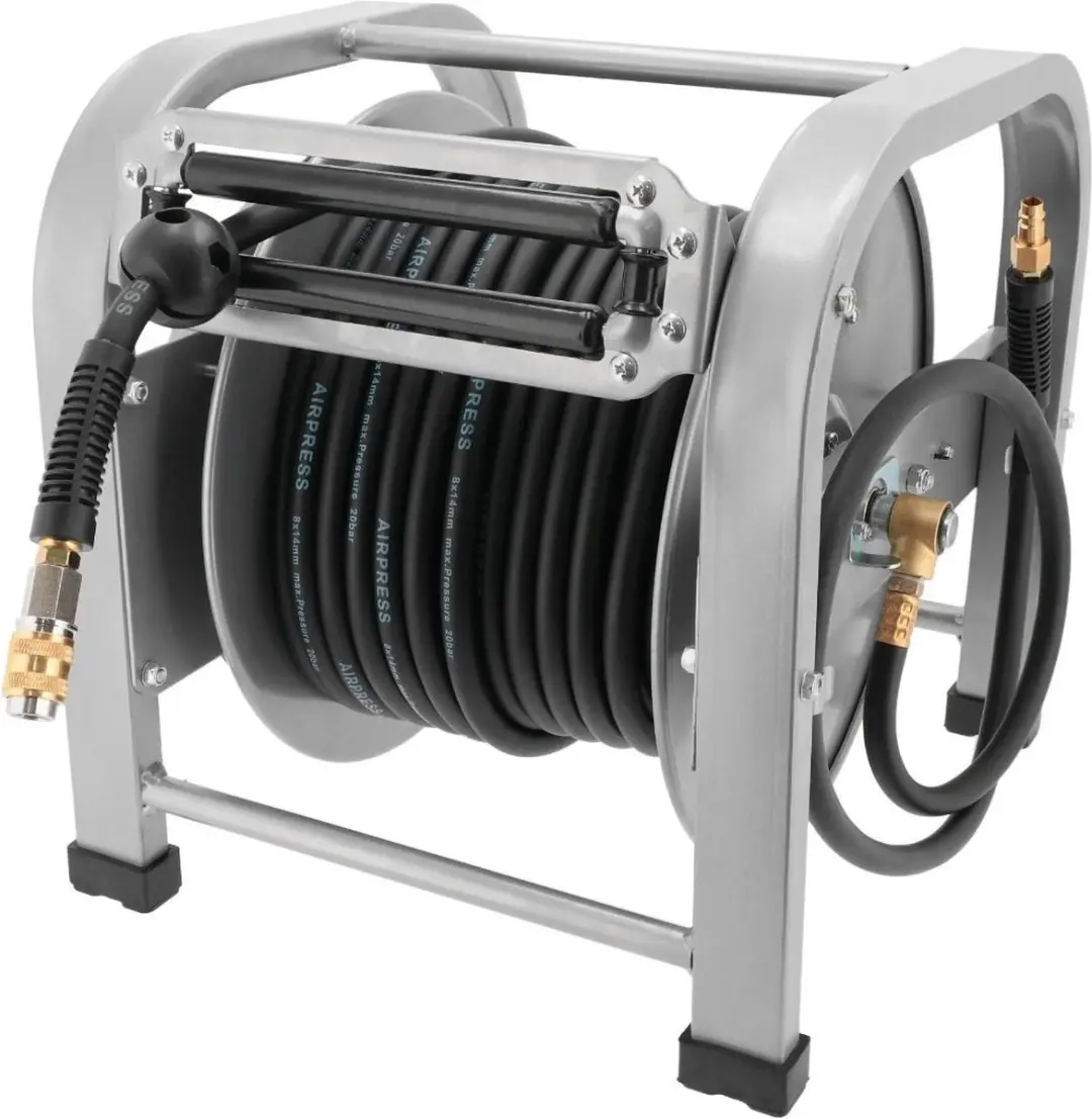 Airpress Luchtslanghaspel Rubber 30m