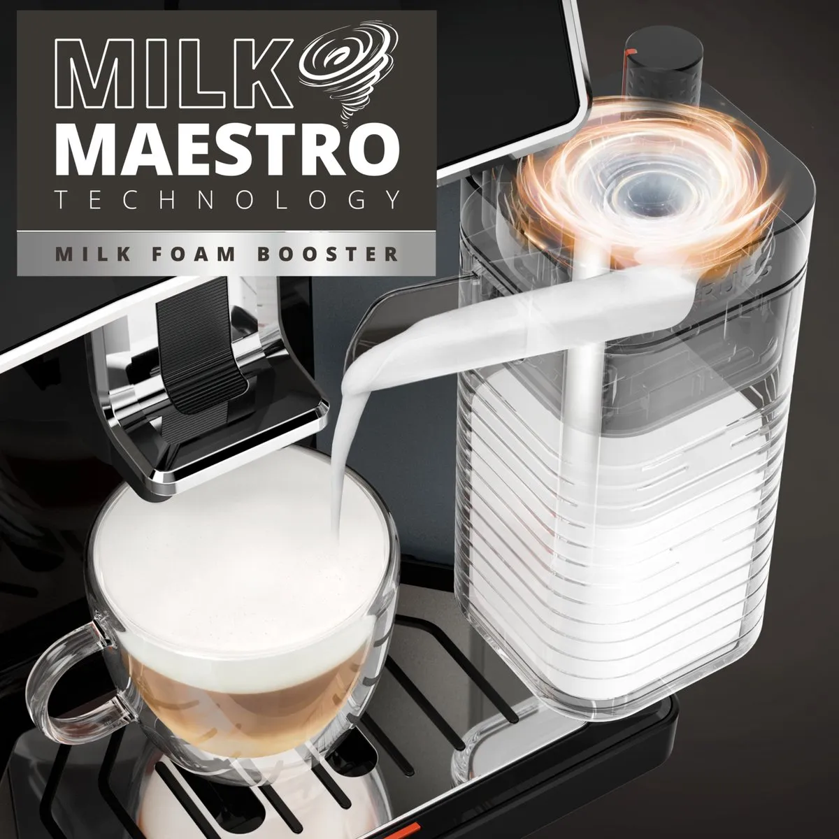 Krups Sensation Milk EA9129 Volautomatische Espressomachine - 6 Recepten - Zwart