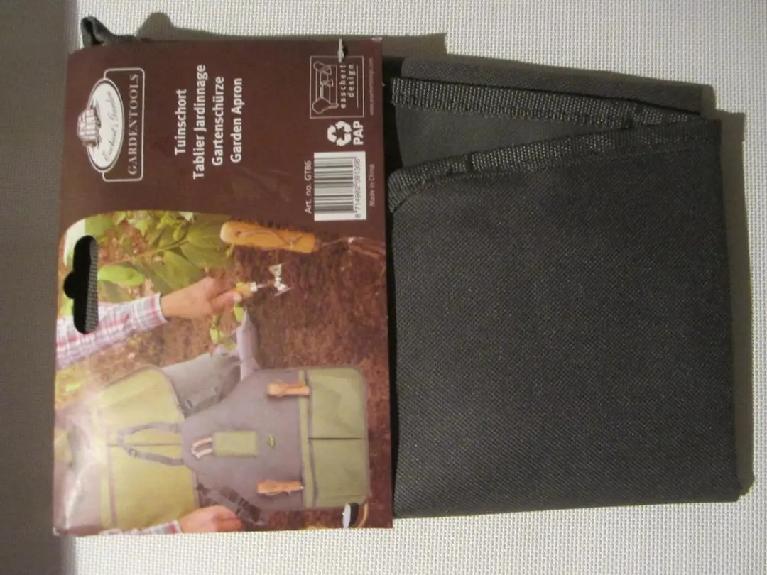 Esschert Design Tuinschort - Grijs/Groen