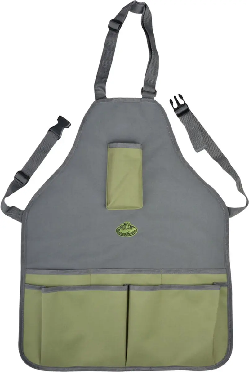 Esschert Design Tuinschort - Grijs/Groen