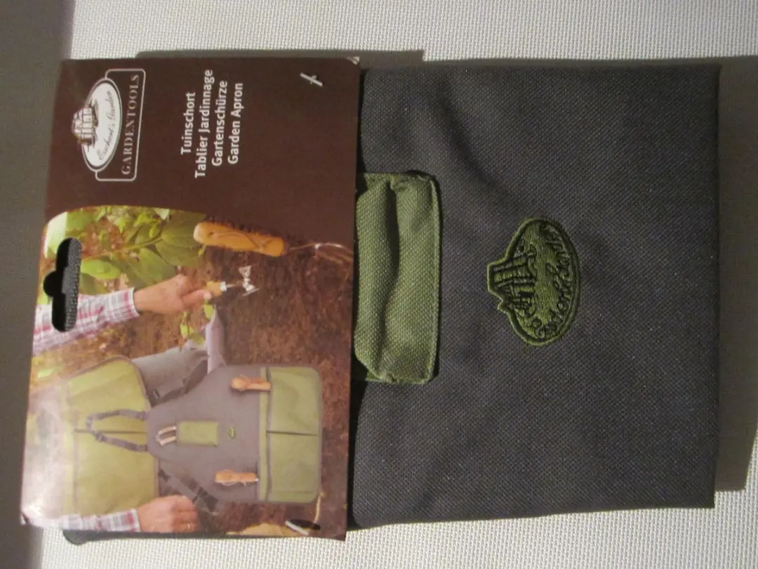 Esschert Design Tuinschort - Grijs/Groen