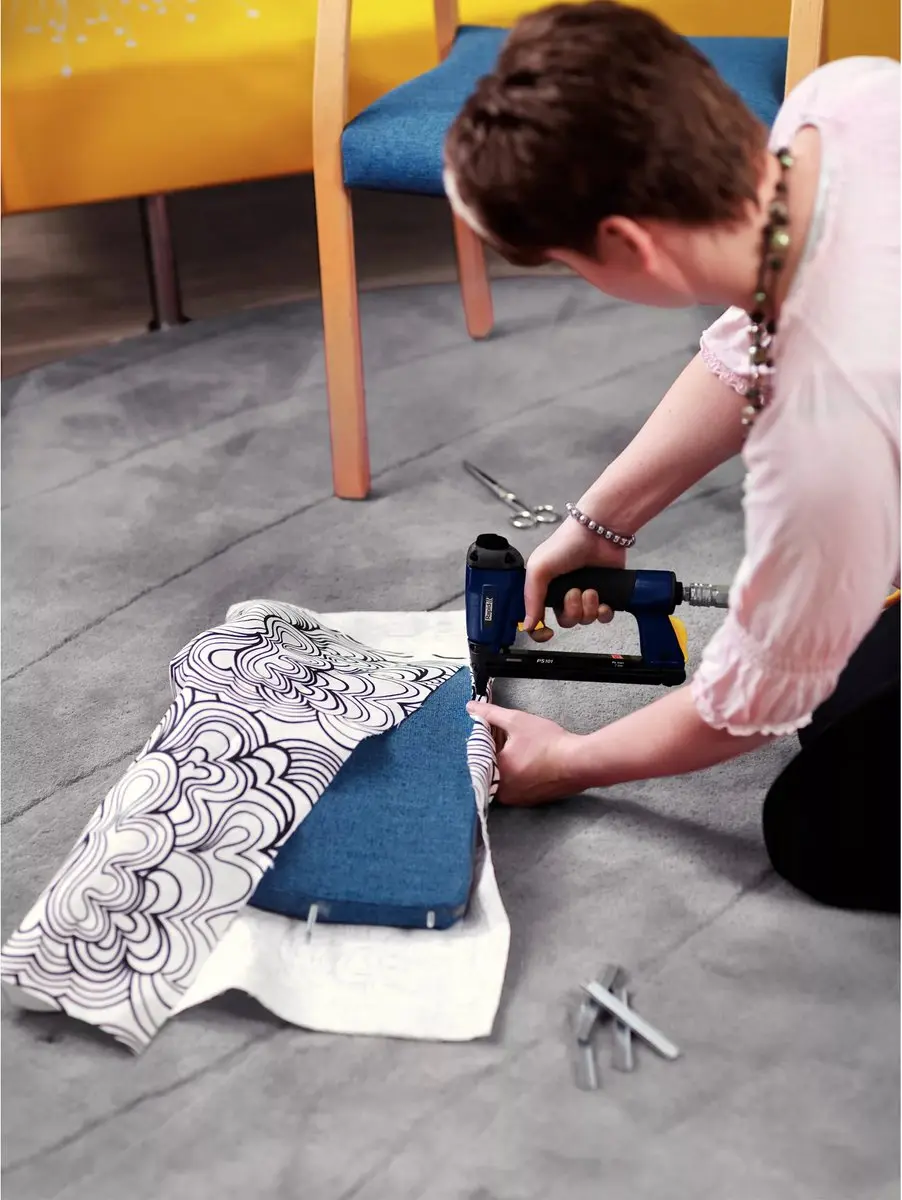 Rapid Pneumatische Tacker 5000051 - Blauw/geel