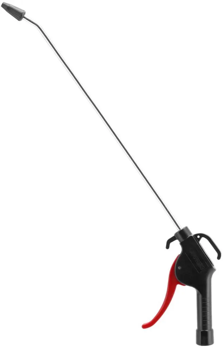 Airpress Blaaspistool 35cm - 1/4" Binnendraad - Zwart/Zilver/Rood