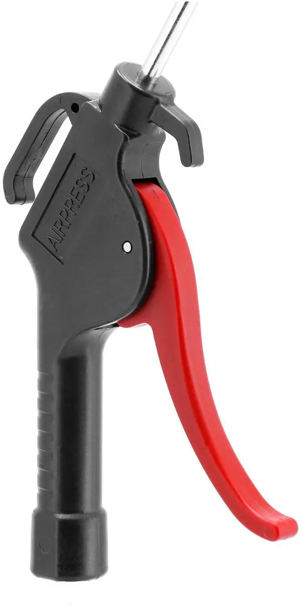 Airpress Blaaspistool 35cm - 1/4" Binnendraad - Zwart/Zilver/Rood