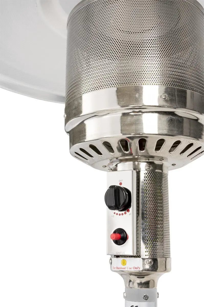 Boretti Patioheater 14000W - Zilver/Wit