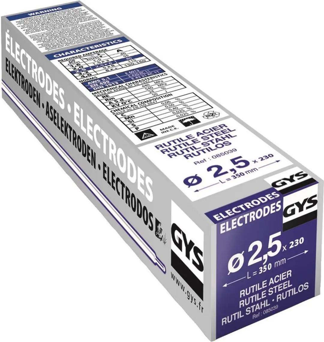 Gys Elektrodes Staal O2.5mm