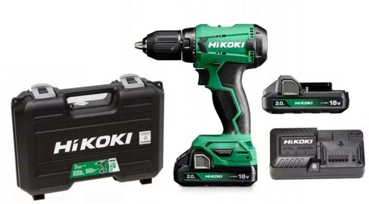 Hikoki DV18DAWCZ Boor/Schroevendraaier 18V - 2x 2,0Ah accu